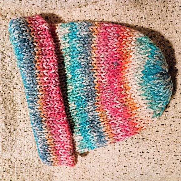 Handmade Accessories - Multicolor Knit Women's Beanie